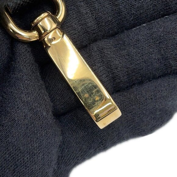 PRADA Sydney 2-way Handbag Saffiano LeatherLeather Black 1BA238 - Picture 7 of 14